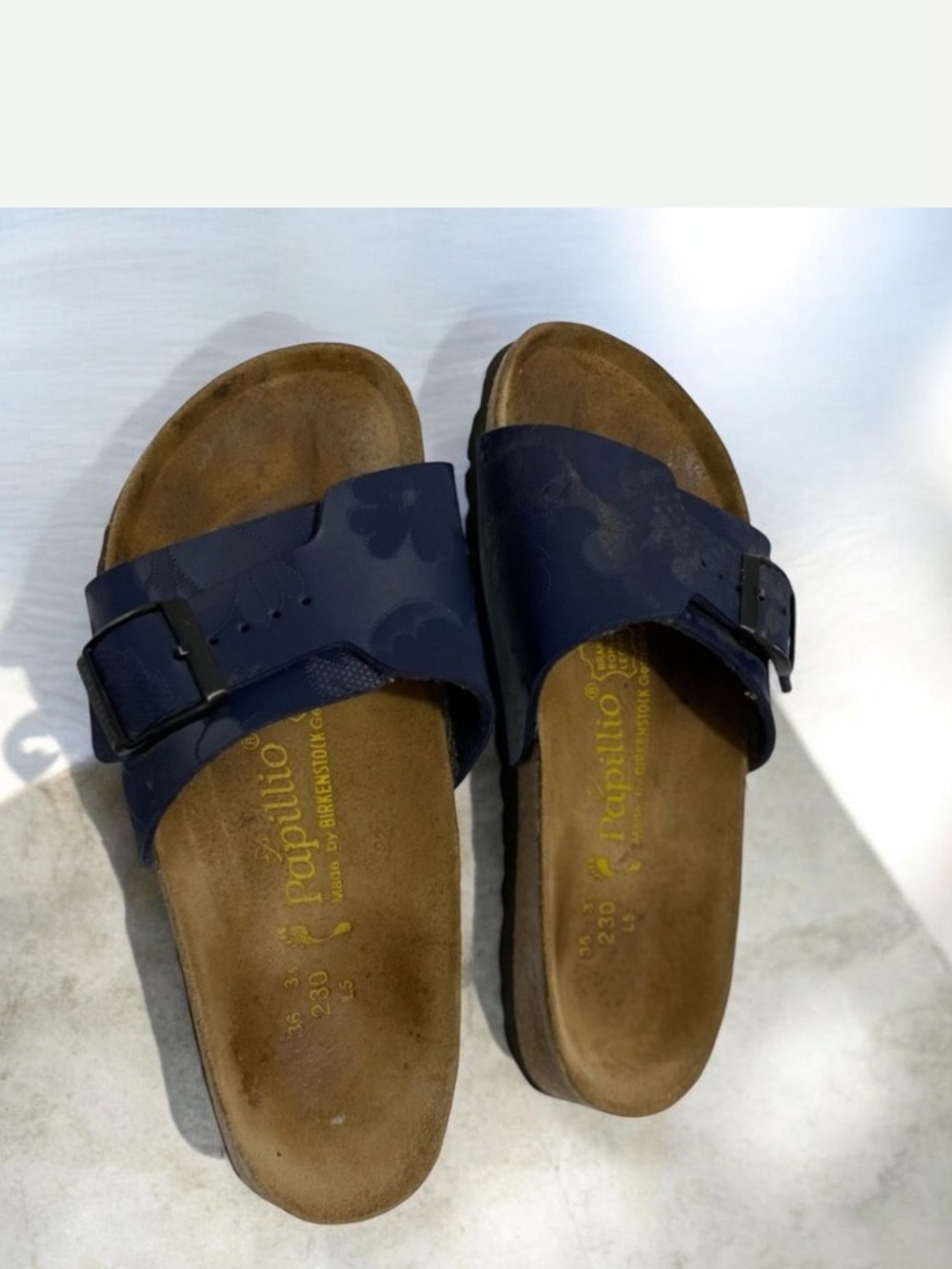 Papillon Made By Birkenstock Madrid Floral Sandals Size 36